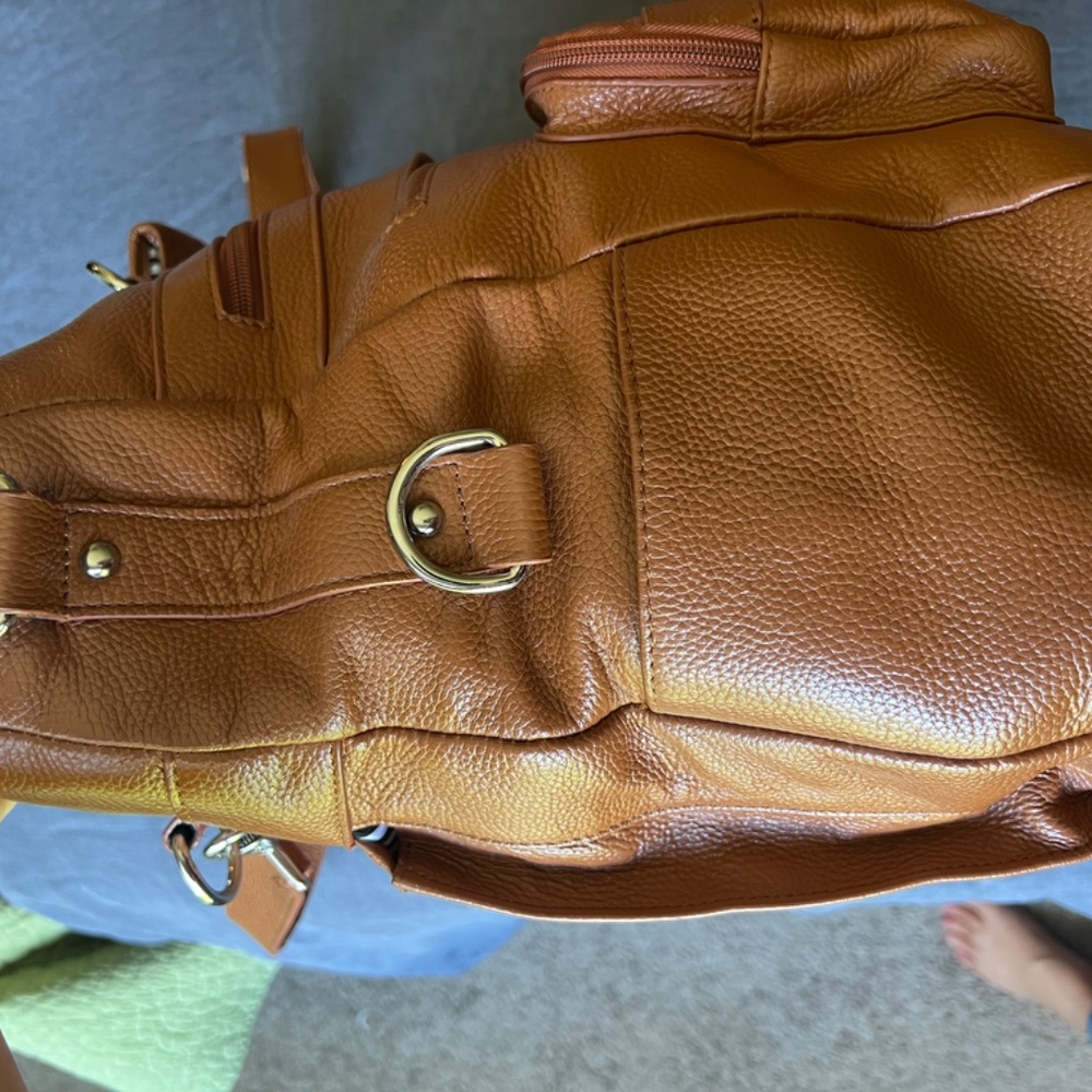 SHUTTERbag Heirloom Bag Large Brown Backpack, Shoulder Bag, DSLR Camera Bag - Picture 11 of 14